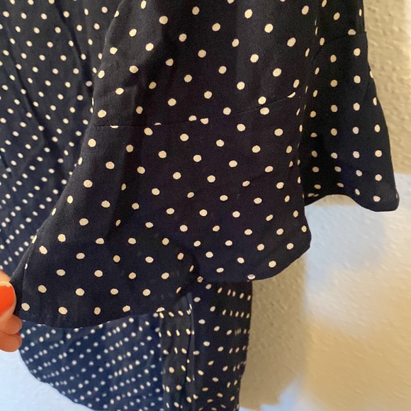 NWT Sanctuary polka dot blouse size XS - Picture 5 of 5